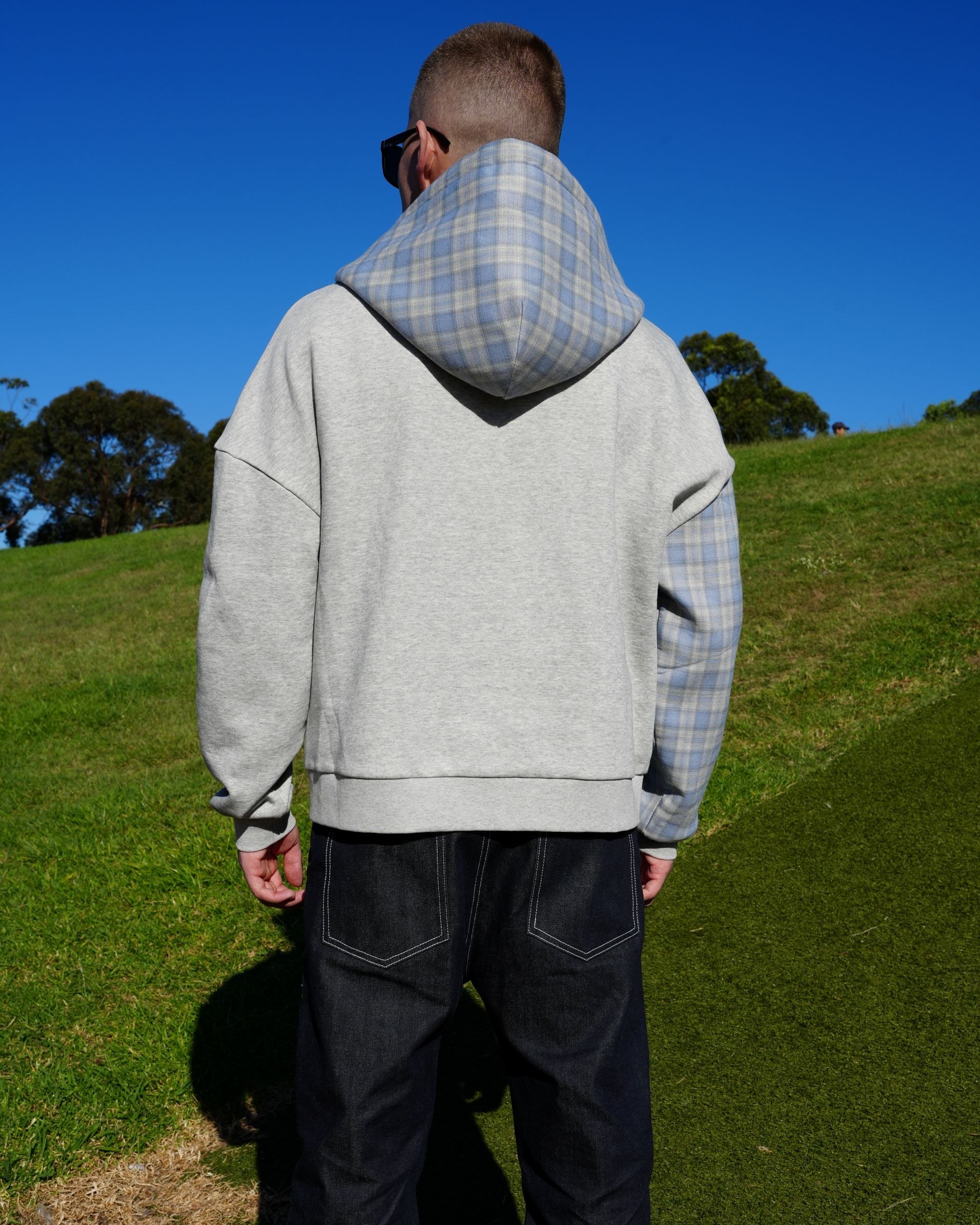 ALPHA POLARIS Boxy Dropped‑Shoulder Hoodie