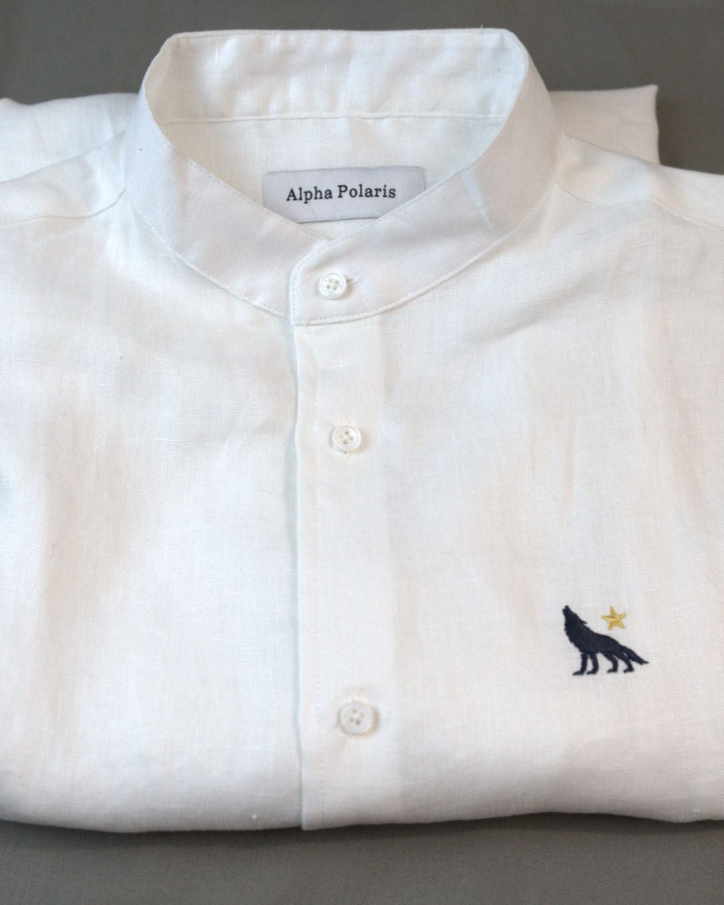 ALPHA POLARIS Pure Linen Shirt — Loose Fit