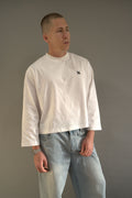 Alpha Polaris Boxy Long sleeve Tee - White
